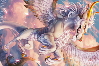 Картинка рисованное животные +сказочные +мифические зверь