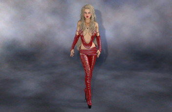 Картинка 3д+графика люди+ people девушка взгляд фон