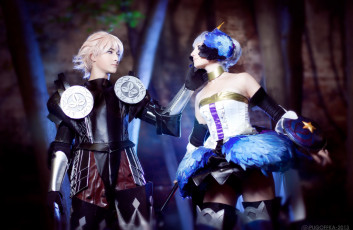 Картинка разное cosplay+ косплей девушка парень арт odin sphere