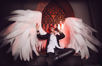 Картинка разное cosplay+ косплей арт парень ангел