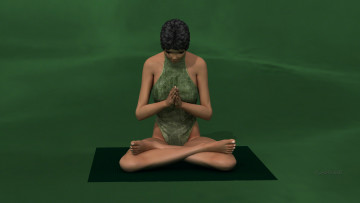 Картинка 3д+графика люди+ people фон взгляд девушка