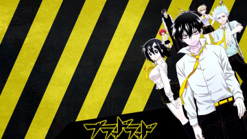 Картинка аниме blood+lad staz fuyumi yanagi парни девушки blood lad