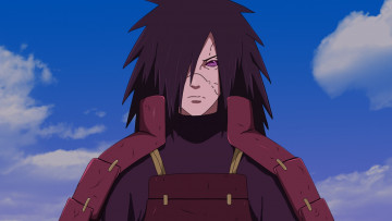 Картинка аниме naruto rinnegan uchiha madara art