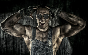 Картинка мужчины -+unsort очки мышцы работяга парень