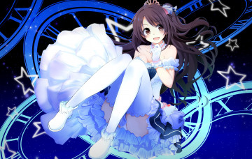 Картинка аниме idolm@ster kazenoko девочка арт shimamura uzuki часы idolmaster cinderella girls