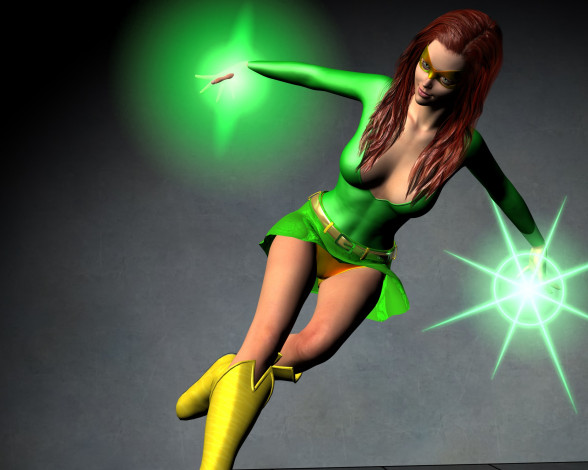 Обои картинки фото 3д графика, фантазия , fantasy, магия, фон, девушка, взгляд