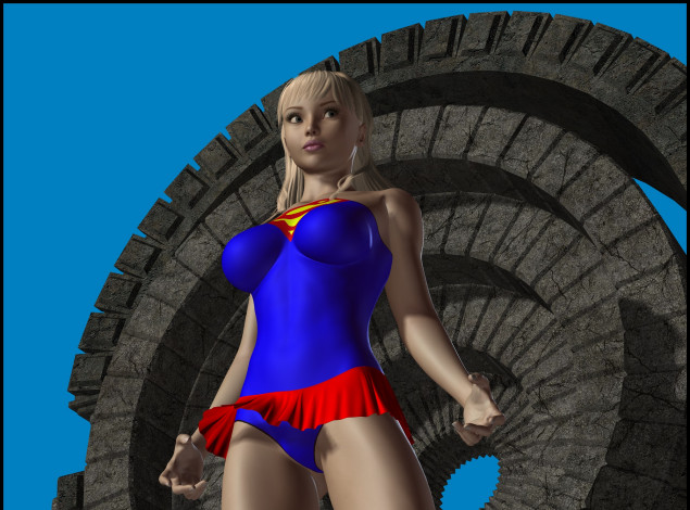 Обои картинки фото lordsnot, 3д графика, фантазия , fantasy, фон, взгляд, девушка