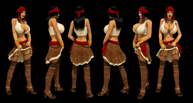 Обои картинки фото 3д графика, люди , people, фон, взгляд, девушка