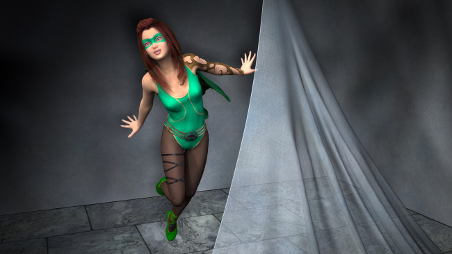 Обои картинки фото 3д графика, фантазия , fantasy, девушка, взгляд, фон