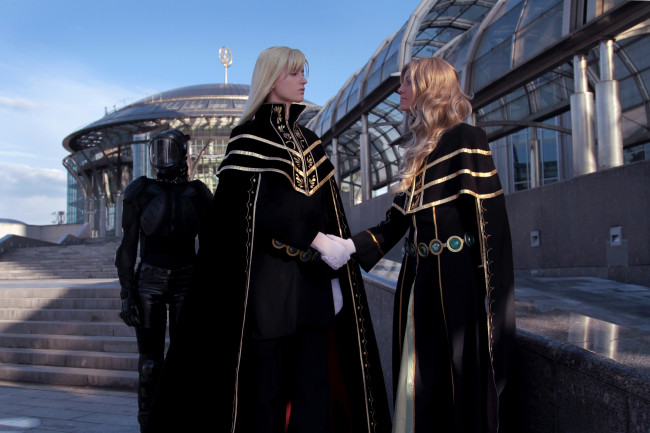 Обои картинки фото разное, cosplay , косплей, клин, любви, блонди, Ясон, минк, рауль, ам, элита