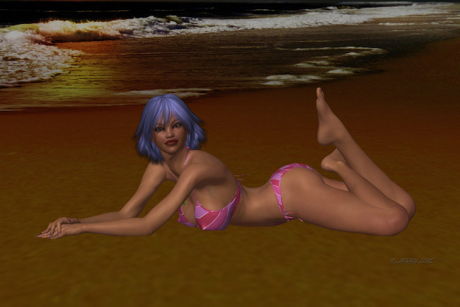 Обои картинки фото 3д графика, люди , people, девушка, взгляд, фон