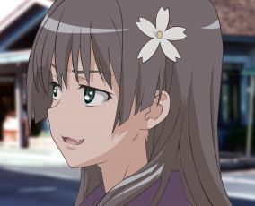 Картинка аниме toaru+majutsu+no+index взгляд девушка фон
