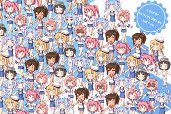 Картинка аниме kantai+collection персонажи