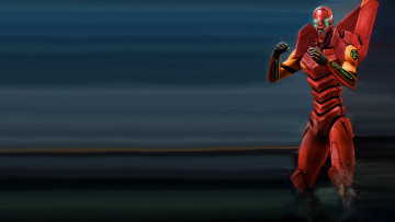 Картинка аниме evangelion eva робот меха