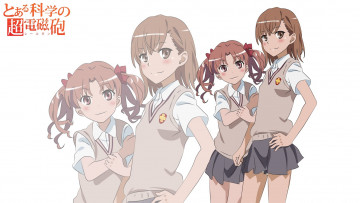 Картинка аниме toaru+majutsu+no+index фон взгляд девушки