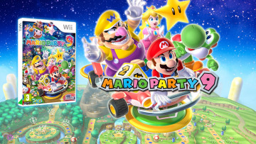 обоя mario party 9, видео игры, персонажи