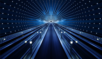 Картинка разное транспортные+средства+и+магистрали огни свет тоннель движение