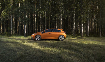 обоя автомобили, chevrolet, rs, hatchback, america, north, premier, cruze, 2017г