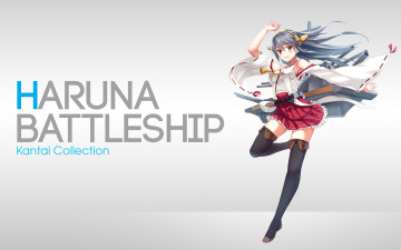 Картинка аниме kantai+collection девушка фон взгляд