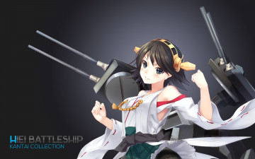 Картинка аниме kantai+collection фон взгляд девушка