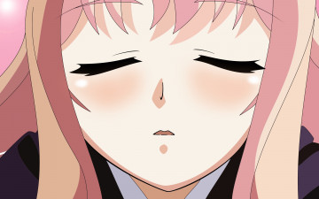 Картинка аниме zero+no+tsukaima взгляд фон девушка