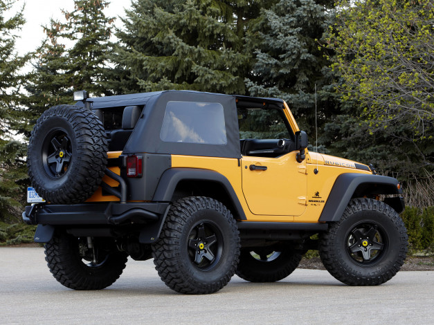 Обои картинки фото jeep wrangler traildozer concept 2012, автомобили, jeep, 2012, concept, traildozer, wrangler