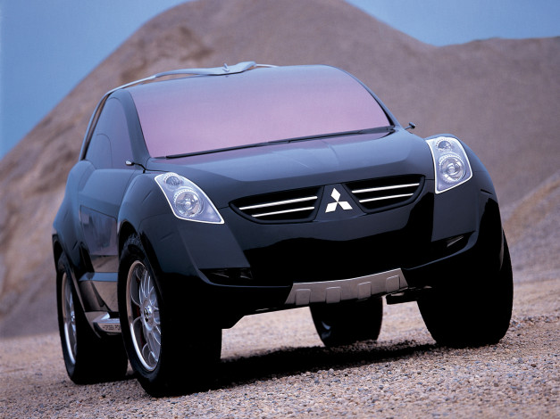 Обои картинки фото mitsubishi nessie concept 2005, автомобили, 3д, mitsubishi, nessie, concept, 2005