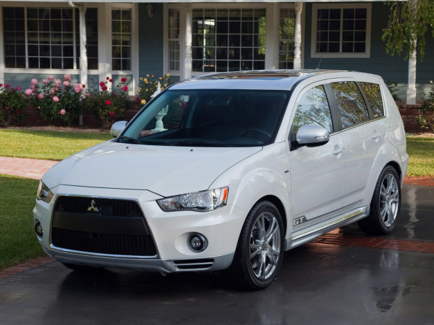 Обои картинки фото mitsubishi outlander gt concept 2009, автомобили, mitsubishi, outlander, gt, concept, 2009