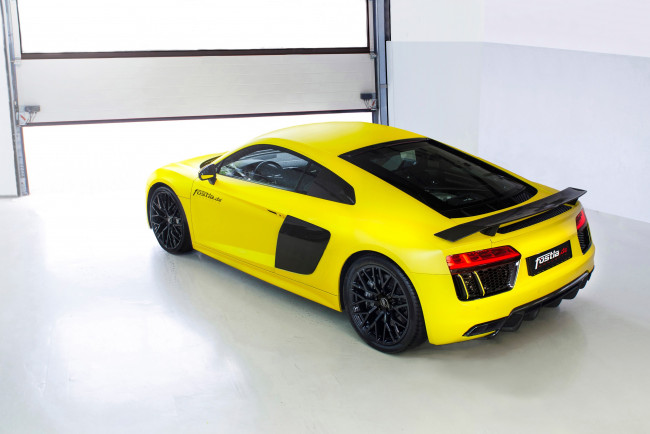 Обои картинки фото автомобили, audi, fostla, r8, v10, plus, 2016г