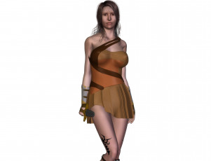 Картинка 3д+графика фантазия+ fantasy фон девушка взгляд