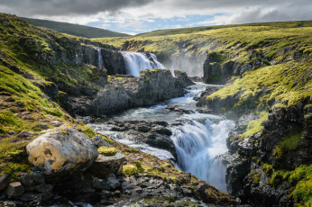 Картинка природа водопады простор