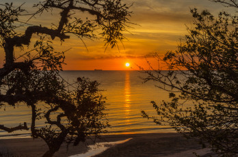 Картинка природа восходы закаты простор