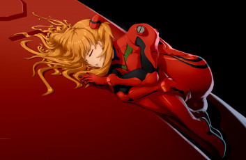 Картинка аниме evangelion soryu asuka langley