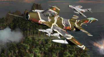 Картинка 3д+графика армия+ military полет самолеты