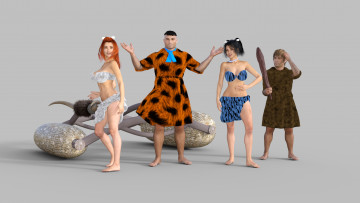 Картинка 3д+графика люди+ people фон взгляд девушки