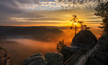 Картинка природа восходы закаты простор