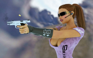 Картинка 3д+графика люди+ people взгляд девушка фон