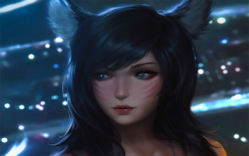 Картинка 3д+графика существа+ creatures девушка взгляд фон