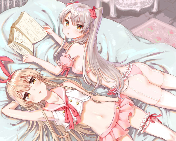 Обои картинки фото аниме, kantai collection, kantai, collection