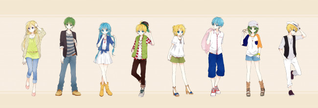 Обои картинки фото аниме, vocaloid, вокалоид