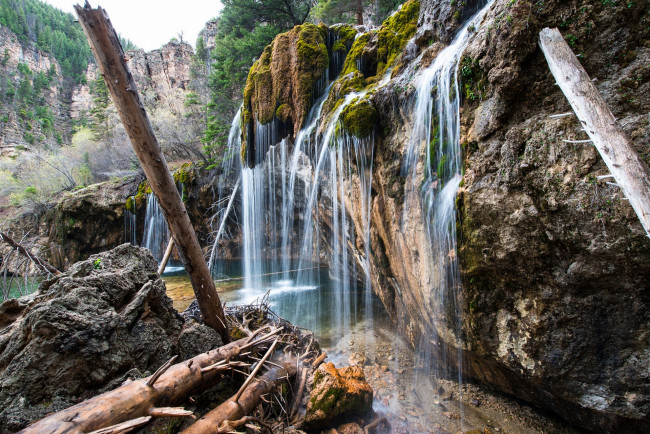 Обои картинки фото природа, водопады, простор