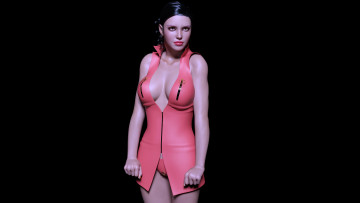 Картинка 3д+графика люди+ people взгляд фон девушка