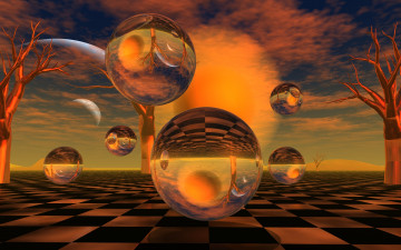 Картинка 3д+графика шары+ balls фон шары