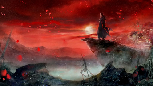 Обои картинки фото аниме, mo dao zu shi, the, untamed, неукротимый, повелитель, чэньцин, мосян, тунсю, mo, dao, zu, shi, магистр, дьявольского, культа