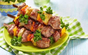 обоя еда, шашлык,  барбекю