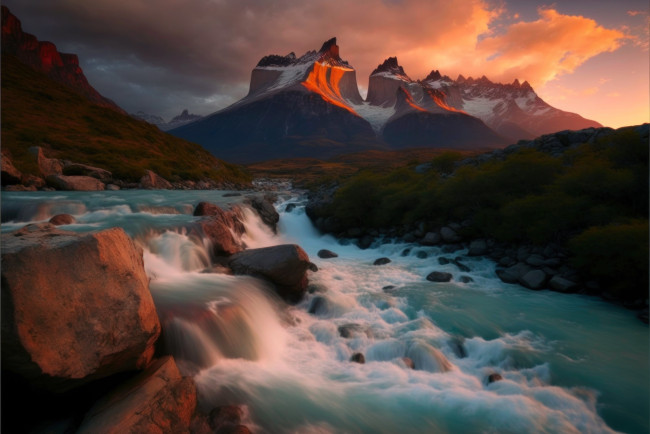 Обои картинки фото 3д графика, природа , nature, пейзаж