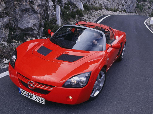 Обои картинки фото opel, speedster, автомобили
