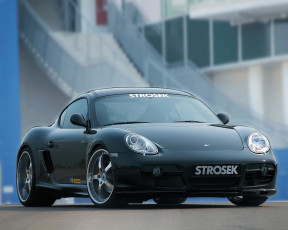 Картинка porsche strosek cayman автомобили