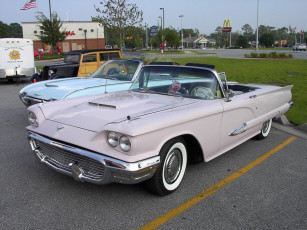 Картинка 1959 ford thunderbird convertible classic автомобили