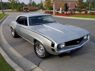 Картинка 1969 chevrolet camaro ss classic 02 автомобили выставки уличные фото